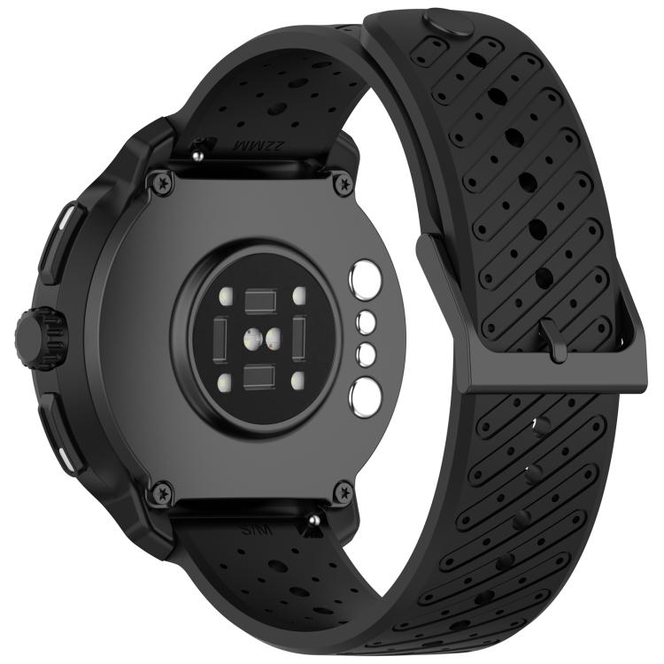 Cinturino per orologio in silicone traspirante con trama twill, For Suunto Race 2