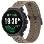 Cinturino per orologio in silicone traspirante con trama twill, For Suunto Race 2