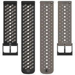 Cinturino per orologio in silicone traspirante con trama twill, For Suunto Race 2
