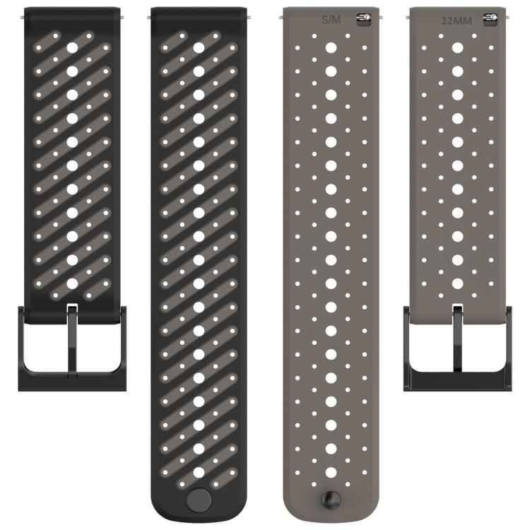 Cinturino per orologio in silicone traspirante con trama twill, For Suunto Race 2