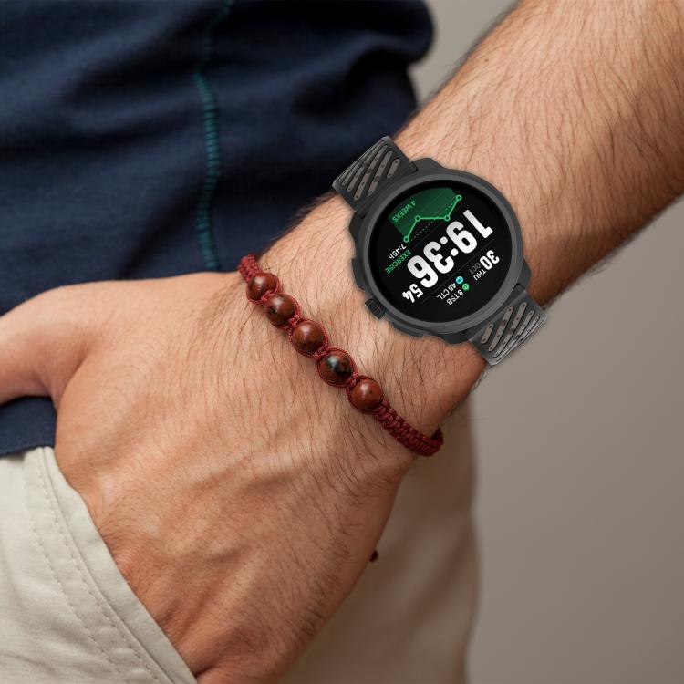 Cinturino per orologio in silicone traspirante con trama twill, For Suunto Race 2