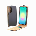 Custodia in pelle con apertura verticale e scomparto per carte di credito., For Galaxy S26 FE 5G, For Galaxy S26+ 5G, For Galaxy S26 Ultra 5G, For Galaxy S26 5G, For Galaxy A57 5G, For Galaxy A37 5G, For Galaxy A27 5G, For Galaxy S25 FE 5G             ...