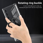 Supporto in lega di alluminio MagSafe con cerniera in cristallo per telefono, For Galaxy Z Fold5, For Galaxy Z Flip5 /6 /7 FE