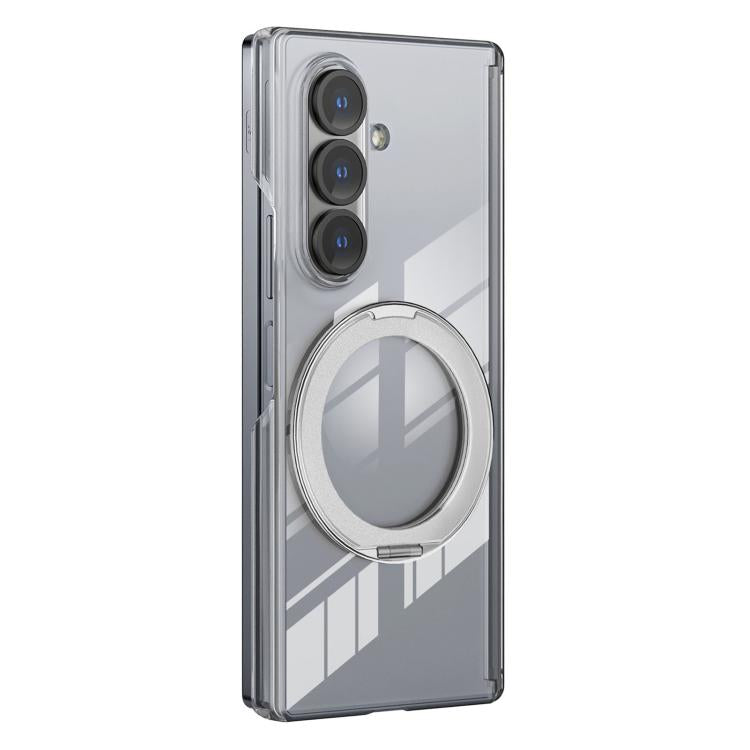 Supporto in lega di alluminio MagSafe con cerniera in cristallo per telefono, For Galaxy Z Flip 8 5G, For Galaxy Z Fold7, For Galaxy Flip7 5G, For Galaxy Z Fold6