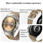 Cinturino per orologio ibrido in nylon intrecciato e silicone con fibbia a sgancio rapido., For Huawei Watch GT 6 Pro