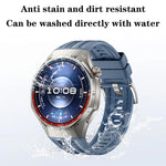 Cinturino per orologio ibrido in nylon intrecciato e silicone con fibbia a sgancio rapido., For Huawei Watch GT 6 Pro