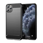 Custodia in TPU in fibra di carbonio con trama spazzolata per iPhone XI 2019, For iPhone 11 Pro
