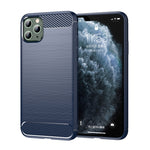 Custodia in TPU in fibra di carbonio con trama spazzolata per iPhone XI 2019, For iPhone 11 Pro