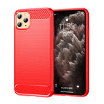 Custodia in TPU in fibra di carbonio con trama spazzolata per iPhone XI 2019, For iPhone 11 Pro