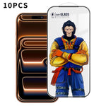 10 pezzi Pellicola in vetro temperato HD serigrafata ad alta densità, super resistente, curva 3D, antistatica, ad alto contenuto di alluminio, resistente a 120°C., For iPhone Fold Outer Screen, For iPhone 18, For iPhone 18 Pro, For iPhone 18 Pro Max   ...