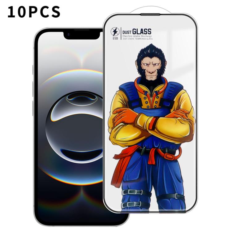10 pezzi Pellicola in vetro temperato HD serigrafata ad alta densità, super resistente, curva 3D, antistatica, ad alto contenuto di alluminio, resistente a 120°C., For iPhone 12 Pro Max, For iPhone 12 Pro, For iPhone 11 Pro Max, For iPhone 11          ...