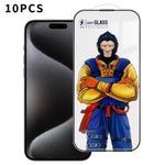 10 pezzi Pellicola in vetro temperato HD serigrafata ad alta densità, super resistente, curva 3D, antistatica, ad alto contenuto di alluminio, resistente a 120°C., For iPhone Fold Outer Screen, For iPhone 18, For iPhone 18 Pro, For iPhone 18 Pro Max   ...