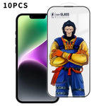 10 pezzi Pellicola in vetro temperato HD serigrafata ad alta densità, super resistente, curva 3D, antistatica, ad alto contenuto di alluminio, resistente a 120°C., For iPhone Fold Outer Screen, For iPhone 18, For iPhone 18 Pro, For iPhone 18 Pro Max   ...