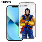 10 pezzi Pellicola in vetro temperato HD serigrafata ad alta densità, super resistente, curva 3D, antistatica, ad alto contenuto di alluminio, resistente a 120°C., For iPhone Fold Outer Screen, For iPhone 18, For iPhone 18 Pro, For iPhone 18 Pro Max   ...