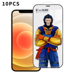 10 pezzi Pellicola in vetro temperato HD serigrafata ad alta densità, super resistente, curva 3D, antistatica, ad alto contenuto di alluminio, resistente a 120°C., For iPhone Fold Outer Screen, For iPhone 18, For iPhone 18 Pro, For iPhone 18 Pro Max   ...