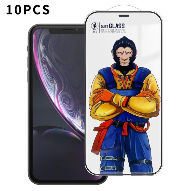 10 pezzi Pellicola in vetro temperato HD serigrafata ad alta densità, super resistente, curva 3D, antistatica, ad alto contenuto di alluminio, resistente a 120°C., For iPhone 12 Pro Max, For iPhone 12 Pro, For iPhone 11 Pro Max, For iPhone 11          ...