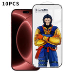 10 pezzi Pellicola in vetro temperato HD serigrafata ad alta densità, super resistente, curva 3D, antistatica, ad alto contenuto di alluminio, resistente a 120°C., For iPhone Fold Outer Screen, For iPhone 18, For iPhone 18 Pro, For iPhone 18 Pro Max   ...