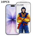 10 pezzi Pellicola in vetro temperato HD serigrafata ad alta densità, super resistente, curva 3D, antistatica, ad alto contenuto di alluminio, resistente a 120°C., For iPhone Fold Outer Screen, For iPhone 18, For iPhone 18 Pro, For iPhone 18 Pro Max   ...