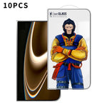 10 pezzi Pellicola in vetro temperato HD serigrafata ad alta densità, super resistente, curva 3D, antistatica, ad alto contenuto di alluminio, resistente a 120°C., For iPhone Fold Outer Screen, For iPhone 18, For iPhone 18 Pro, For iPhone 18 Pro Max   ...