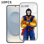 10 pezzi Pellicola in vetro temperato HD serigrafata ad alta densità, super resistente, curva 3D, antistatica, ad alto contenuto di alluminio, resistente a 120°C., For Samsung Galaxy S26+ 5G, For Samsung Galaxy S26 Edge 5G, For Samsung Galaxy S26 Ultra...