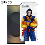 10 pezzi Pellicola in vetro temperato HD serigrafata ad alta densità, super resistente, curva 3D, antistatica, ad alto contenuto di alluminio, resistente a 120°C., For Samsung Galaxy S26+ 5G, For Samsung Galaxy S26 Edge 5G, For Samsung Galaxy S26 Ultra...