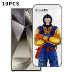 10 pezzi Pellicola in vetro temperato HD serigrafata ad alta densità, super resistente, curva 3D, antistatica, ad alto contenuto di alluminio, resistente a 120°C., For Samsung Galaxy S26+ 5G, For Samsung Galaxy S26 Edge 5G, For Samsung Galaxy S26 Ultra...