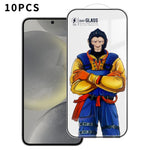 10 pezzi Pellicola in vetro temperato HD serigrafata ad alta densità, super resistente, curva 3D, antistatica, ad alto contenuto di alluminio, resistente a 120°C., For Samsung Galaxy S26+ 5G, For Samsung Galaxy S26 Edge 5G, For Samsung Galaxy S26 Ultra...
