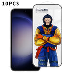 10 pezzi Pellicola in vetro temperato HD serigrafata ad alta densità, super resistente, curva 3D, antistatica, ad alto contenuto di alluminio, resistente a 120°C., For Samsung Galaxy S26+ 5G, For Samsung Galaxy S26 Edge 5G, For Samsung Galaxy S26 Ultra...