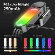 Mini treppiede selfie Q33 con telecomando e luce LED
