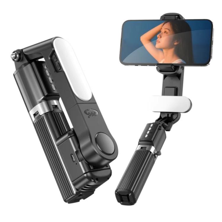 Gimbal selfie stick LED estensibile Q35 per smartphone
