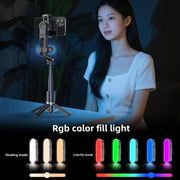 Gimbal selfie stick LED estensibile Q35 per smartphone