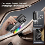 Gimbal selfie stick LED estensibile Q35 per smartphone