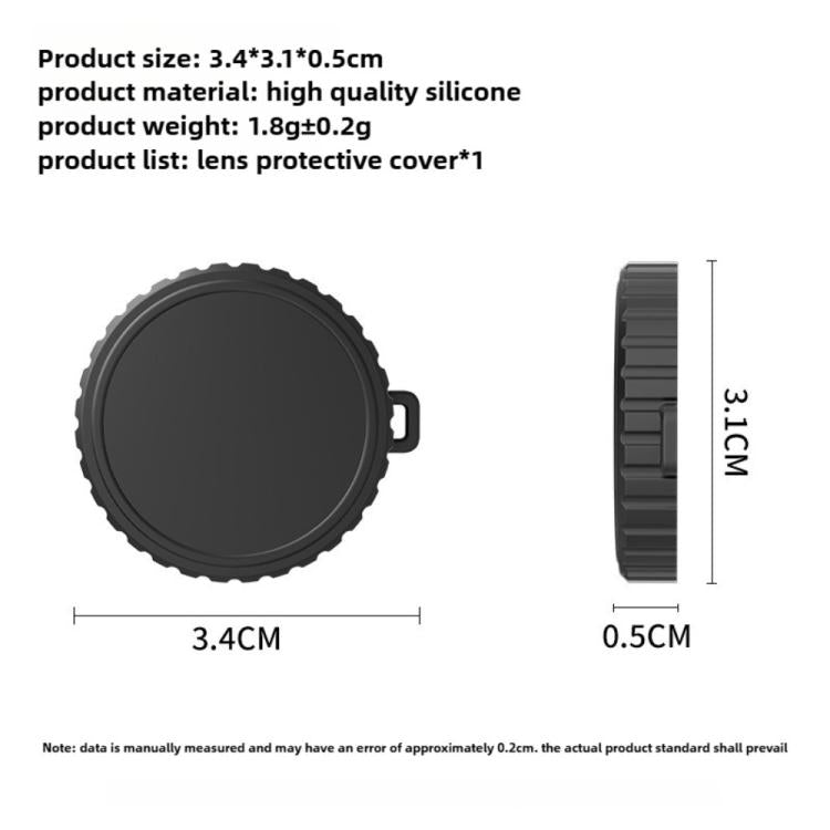 Copertura protettiva in silicone morbido per lente, For DJI Osmo Nano