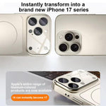 Passa alla custodia per telefono MagSafe satinata con finestra grande da 17 pollici., For iPhone 15 Pro Max, For iPhone 15 Pro, For iPhone 15 Plus, For iPhone 15