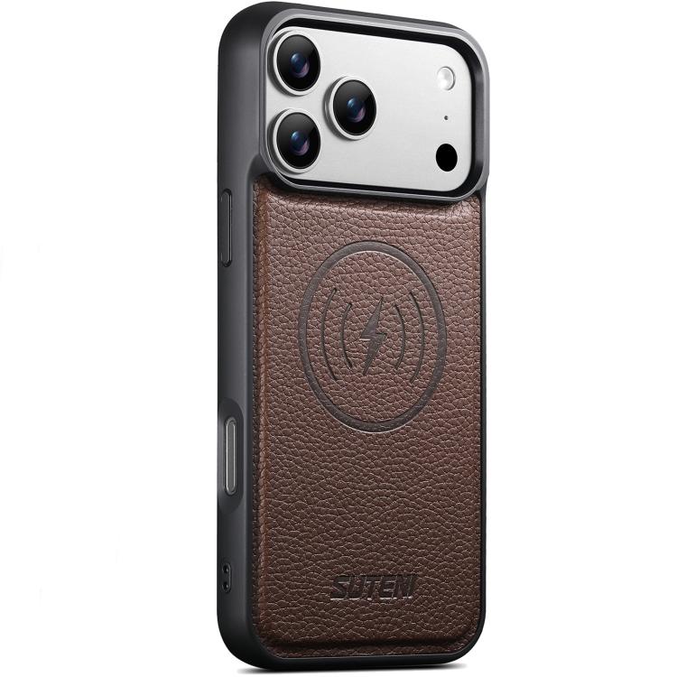 Custodia in ecopelle con retro magnetico per iPhone
