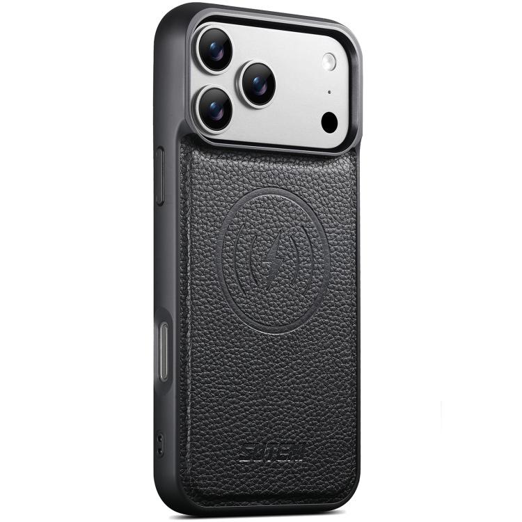 Custodia in ecopelle con retro magnetico per iPhone