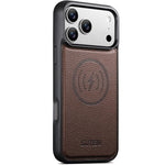 Custodia in ecopelle con retro magnetico per iPhone