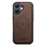 Custodia in ecopelle con retro magnetico per iPhone