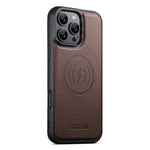 Custodia in ecopelle con retro magnetico per iPhone
