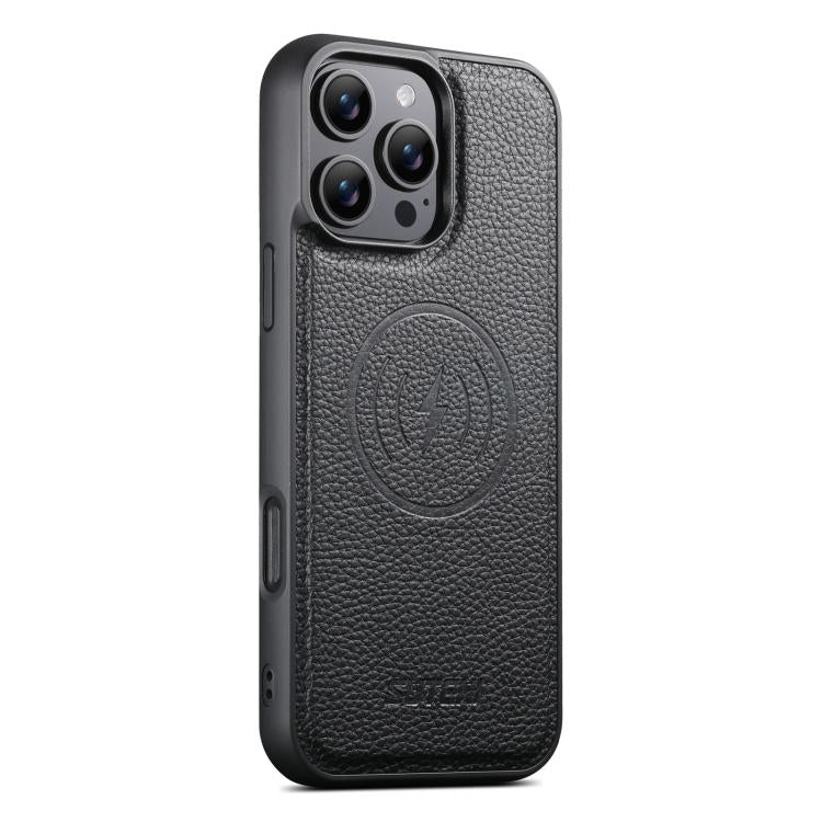 Custodia in ecopelle con retro magnetico per iPhone