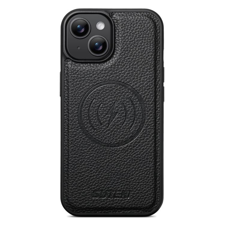 Custodia in ecopelle con retro magnetico per iPhone