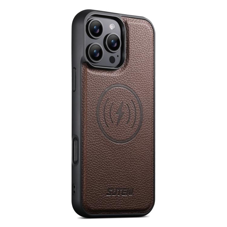 Custodia in ecopelle con retro magnetico per iPhone