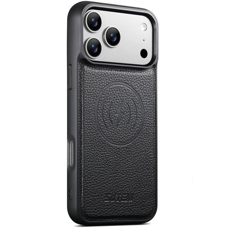 Custodia in ecopelle con retro magnetico per iPhone