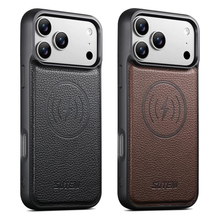 Custodia in ecopelle con retro magnetico per iPhone