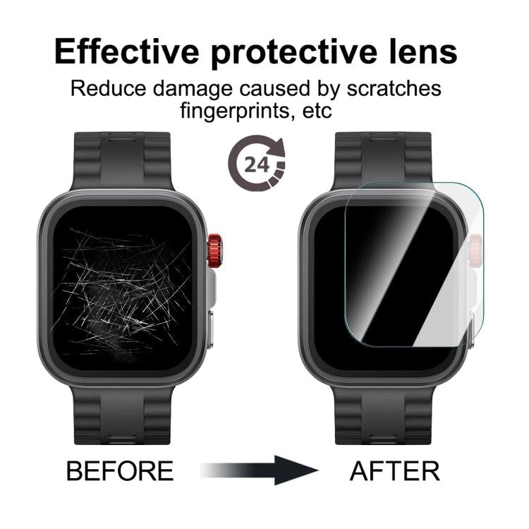 Pellicola in vetro temperato per orologio, anti-impronta a schermo intero, posizionamento HD, facile installazione., For Huawei Watch Fit 4 Pro, For Huawei Watch Fit 4