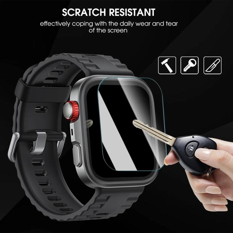 Pellicola in vetro temperato per orologio, anti-impronta a schermo intero, posizionamento HD, facile installazione., For Huawei Watch Fit 4 Pro, For Huawei Watch Fit 4