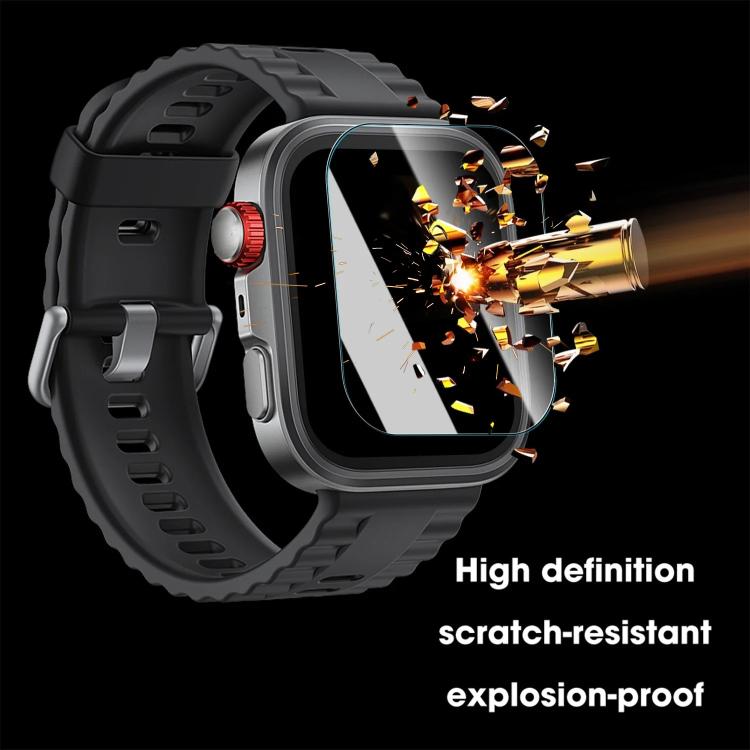 Pellicola in vetro temperato per orologio, anti-impronta a schermo intero, posizionamento HD, facile installazione., For Huawei Watch Fit 4 Pro, For Huawei Watch Fit 4
