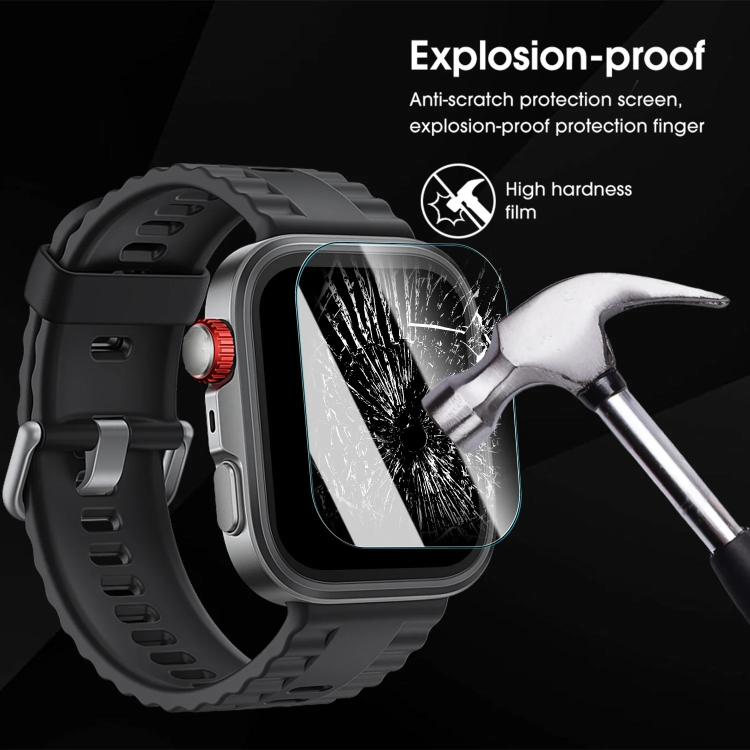 Pellicola in vetro temperato per orologio, anti-impronta a schermo intero, posizionamento HD, facile installazione., For Huawei Watch Fit 4 Pro, For Huawei Watch Fit 4