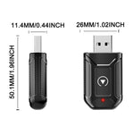 Adattatore wireless per auto 2 in 1 compatibile con M30 per aggiornamento CarPlay/Android Auto AI Box., M30