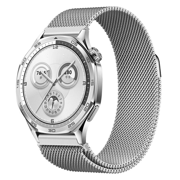 Cinturino per orologio Milanese magnetico in acciaio inossidabile con chiusura a pressione., 18mm